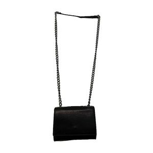 Black Flap Chain Crossbody Bag from Forever 21